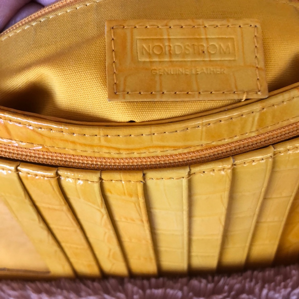 Preloved | Clutch; Nordstrom Brand; Leather | Great for spring & summer - Picture 5 of 5